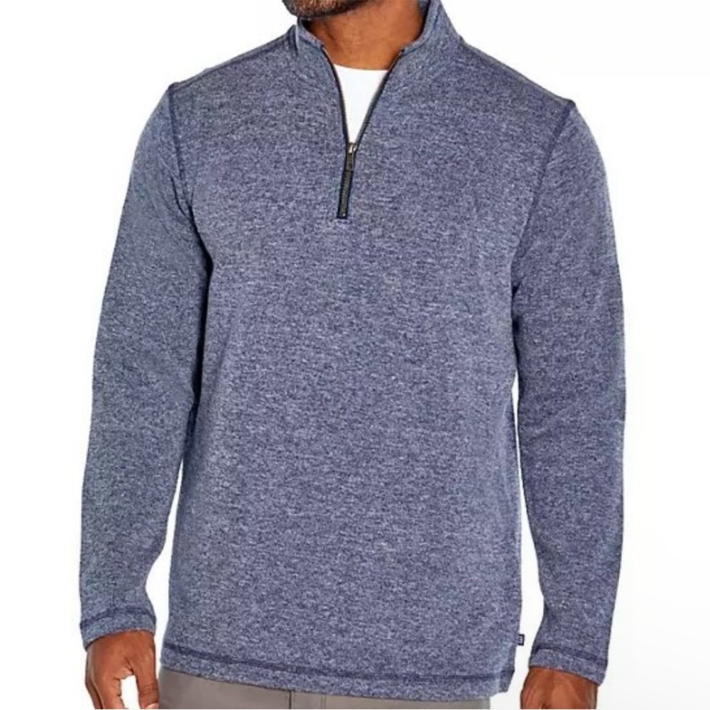 GAP Half-Zip Pullover in Navy - Size Medium
